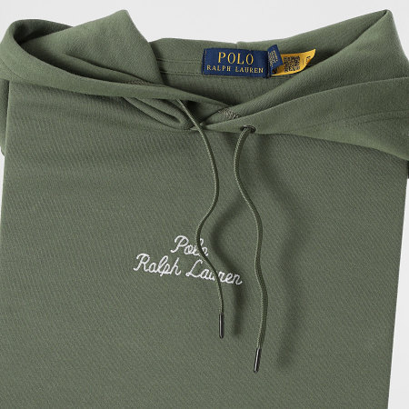 Polo Ralph Lauren - Geborduurd logo Hoody Khaki Groen