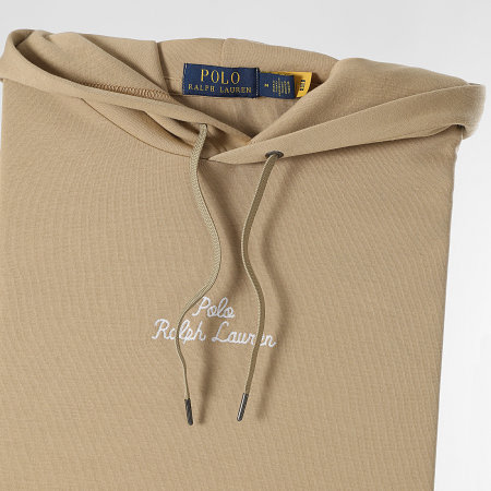 Polo Ralph Lauren - Sweat Capuche Logo Embroidery Beige
