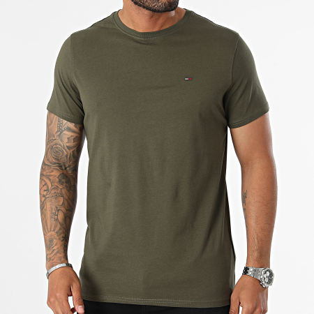 Tommy Jeans - Maglietta Tjm Xslim Jersey 4411 Verde Khaki