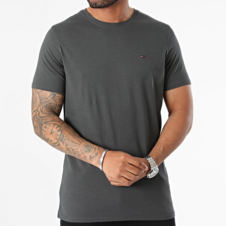 Tommy Jeans - Tee Shirt Tjm Xslim Jersey 4411 Gris Anthracite