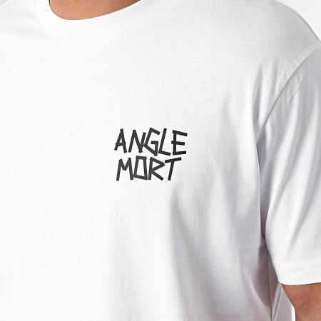 Angle Mort - Tee Shirt Oversize Large Staff Blanco