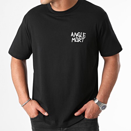 Angle Mort - Tee Shirt Oversize Large Staff Noir