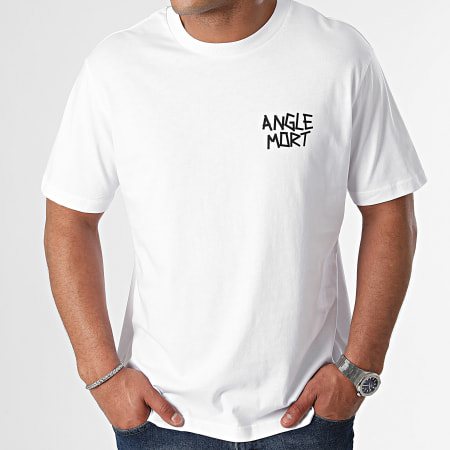 Angle Mort - Oversize Tee Shirt Large Sympa La Force Blanco