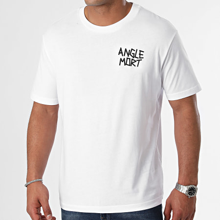 Angle Mort - Tee Shirt Oversize Large Palmarès Edition Blanc