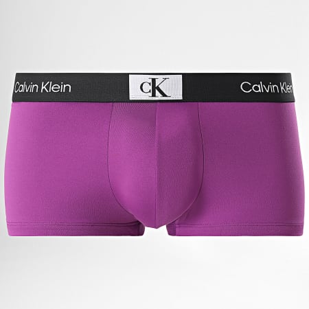 Calvin Klein - NB3532A Negro Violeta Gris Boxer Juego de 3