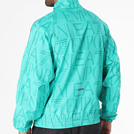 EA7 Emporio Armani - 3DPV03-PNP6Z Turquoise Groen Zwart Trainingspak