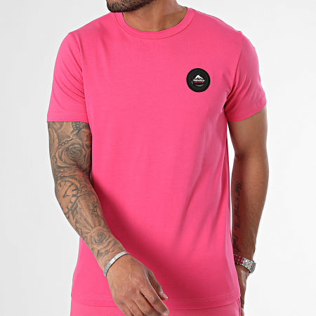 Helvetica - Set di maglietta e pantaloncini da jogging rosa Ajaccio