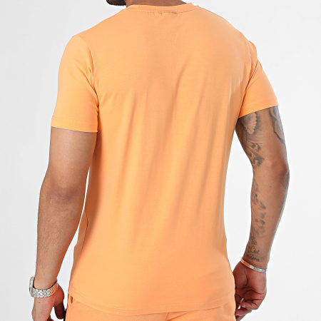 Helvetica - Set di maglietta e pantaloncini da jogging arancioni di Ajaccio
