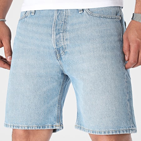 Jack And Jones - Chris Cooper Blauwe Denim Jeans Met Wijde Pijpen