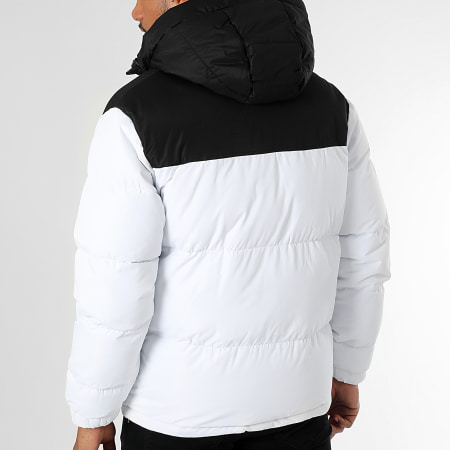 LBO - Doudoune Capuche 1335 Noir Blanc