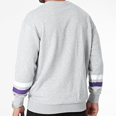 New Era - Los Angeles Lakers Sudadera con cuello redondo Gris jaspeado