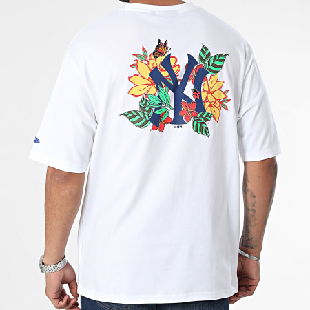 New Era - NY Camiseta Floral Blanca