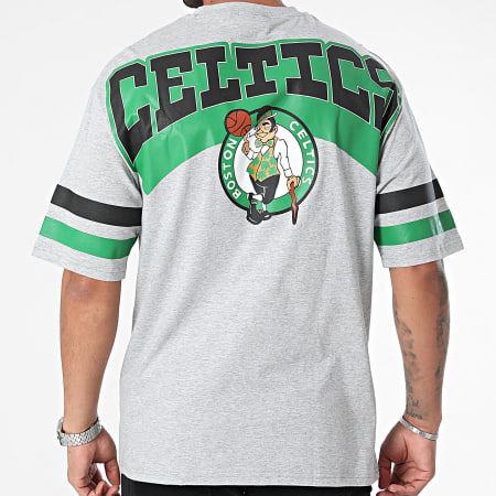 New Era - Tee Shirt Boston Celtics Gris Chiné