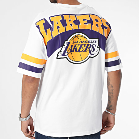 New Era - Los Angeles Lakers T-shirt Wit