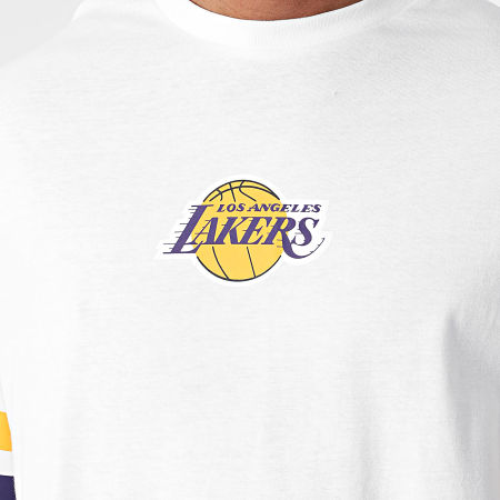 New Era - Los Angeles Lakers Tee Shirt Blanco