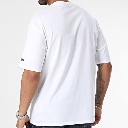 New Era - Camiseta oversize Chicago Bulls Blanca