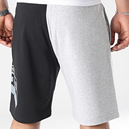 New Era - NBA grafische Brooklyn Nets Joggingshort 60502665 Zwart Heather Grijs