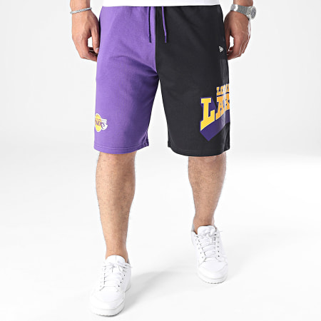 New Era - NBA Grafisch LA Joggingshort 60502592 Zwart Violet