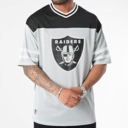 New Era - Camiseta oversize Las Vegas Raiders Negro Gris
