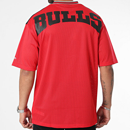 New Era - Tee Shirt Oversize Chicago Bulls Rouge
