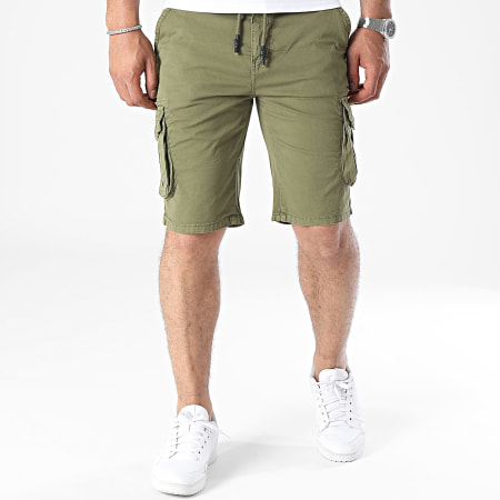 Paname Brothers - Short Cargo Vert Kaki