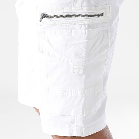 Paname Brothers - Witte Cargo Korte Broek