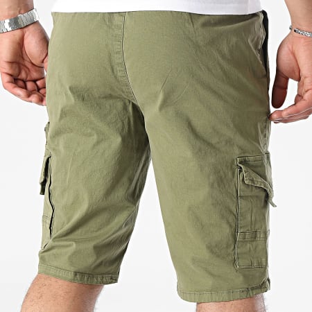 Paname Brothers - Pantaloncini Cargo Verde Khaki