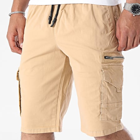 Paname Brothers - Beige Cargo Korte Broek