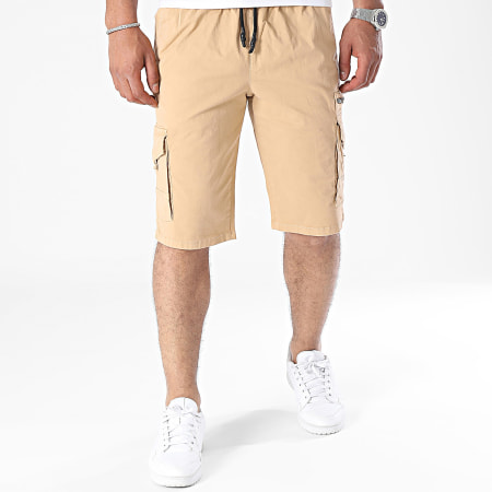 Paname Brothers - Beige Cargo Korte Broek