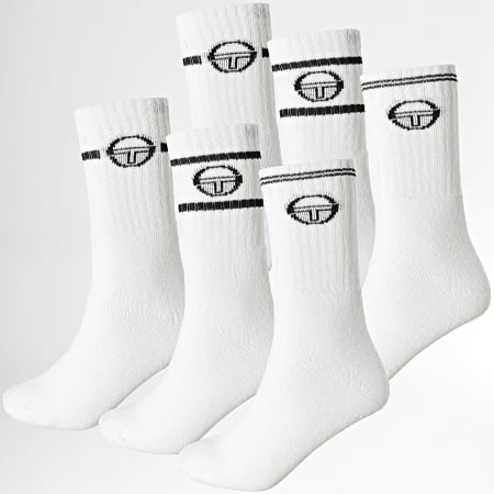 Sergio Tacchini - Confezione da 6 paia di calzini 93521645 Bianco