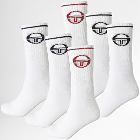 Sergio Tacchini - Confezione da 6 paia di calzini 93302904 Bianco