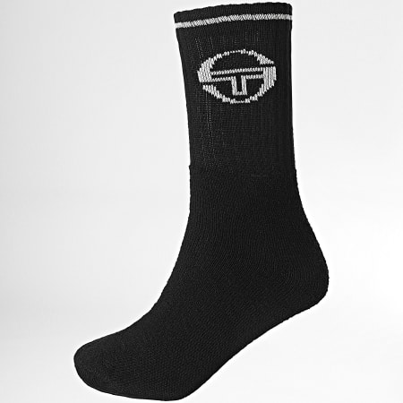 Sergio Tacchini - Confezione da 6 paia di calzini 93302904 Bianco nero grigio erica