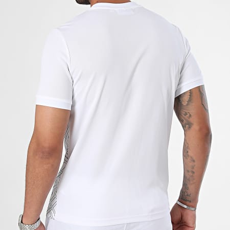 Sergio Tacchini - Conjunto de camiseta y pantalón corto 40467_118-40469_118 Blanco