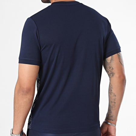 Sergio Tacchini - Conjunto de camiseta azul marino y pantalón corto 40467_206-40469_206