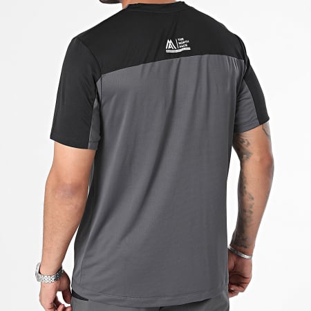 The North Face - Conjunto de camiseta y pantalón corto A87JJ A87JM Negro Gris