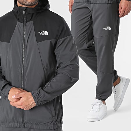 The North Face - A87J2 A87J6 Zwart Grijs Houtskool Trainingspak