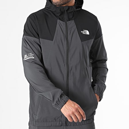 The North Face - A87J2 A87J6 Zwart Grijs Houtskool Trainingspak