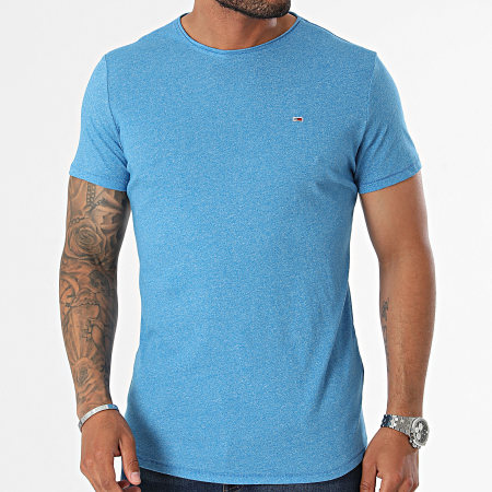 Tommy Jeans - Jaspe Slim Tee 9586 Heideblauw