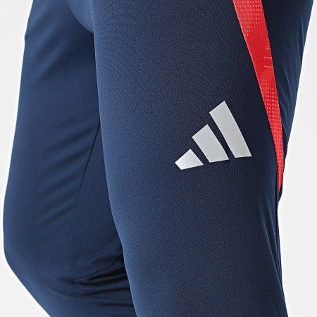 Adidas Sportswear - Pantaloni da jogging a bande del Manchester United IT2012 blu navy