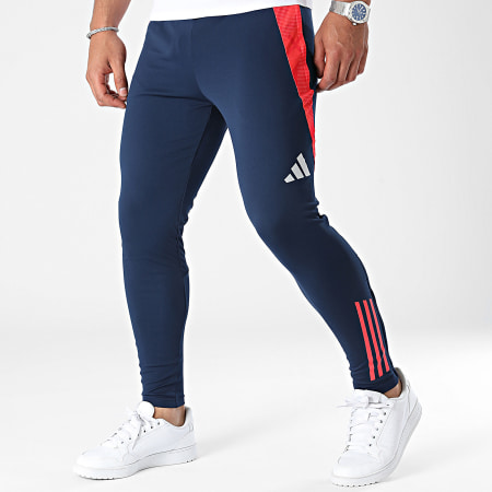 Adidas Sportswear - Pantalon Jogging A Bandes Manchester United IT2012 Bleu Marine