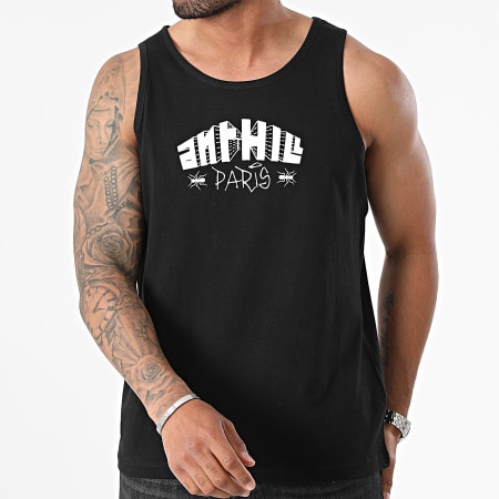 Anthill - City Tank Top Negro Blanco