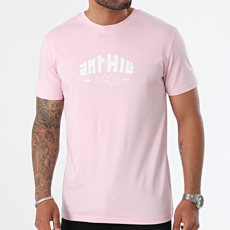 Anthill - Maglietta City Rosa Bianco