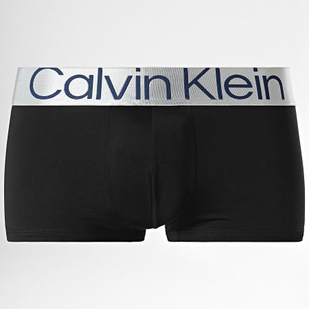 Calvin Klein - Set van 3 Reconsidered Steel Boxerslips NB3074A Zwart Zilver