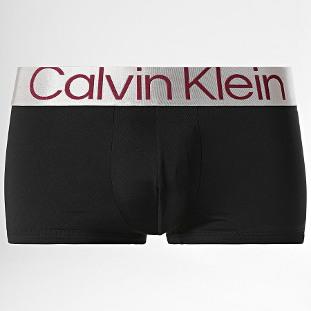 Calvin Klein - Set van 3 Reconsidered Steel Boxerslips NB3074A Zwart Zilver