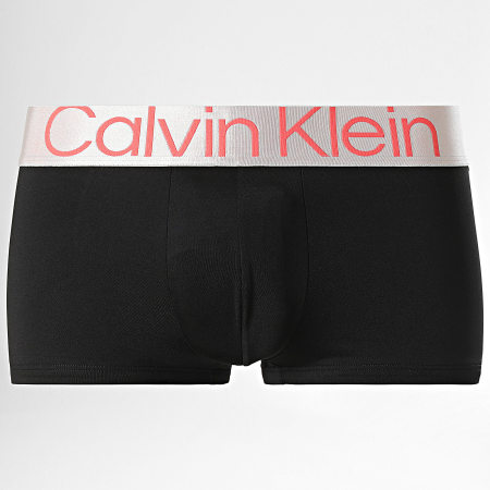 Calvin Klein - Juego de 3 calzoncillos bóxer Reconsidered Steel NB3074A Negro Plata