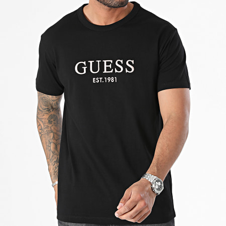 Guess - T-shirt M4YI17-I3Z14 Zwart