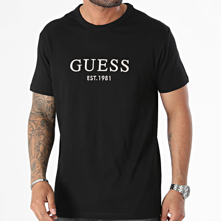 Guess - T-shirt M4YI17-I3Z14 Zwart