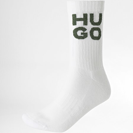 HUGO - Lot De 3 Paires De Chaussettes 50518606 Noir Blanc Vert