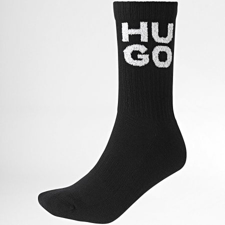 HUGO - Lot De 3 Paires De Chaussettes 50518606 Noir Blanc Vert