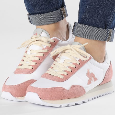 Le Coq Sportif - Astra 2 Damesschoenen 2410505 Optisch Wit Rose Tan